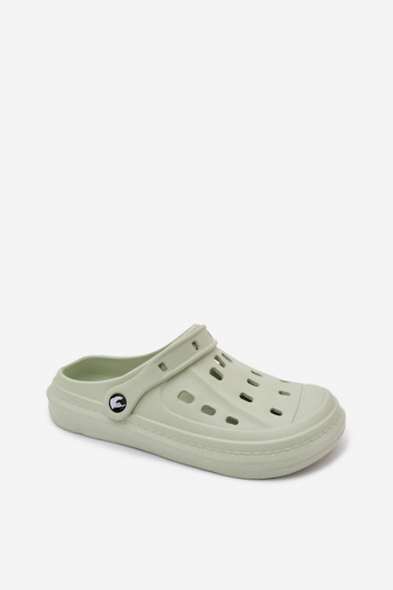 Chanclas ligeras para hombre de color verde pastel Route