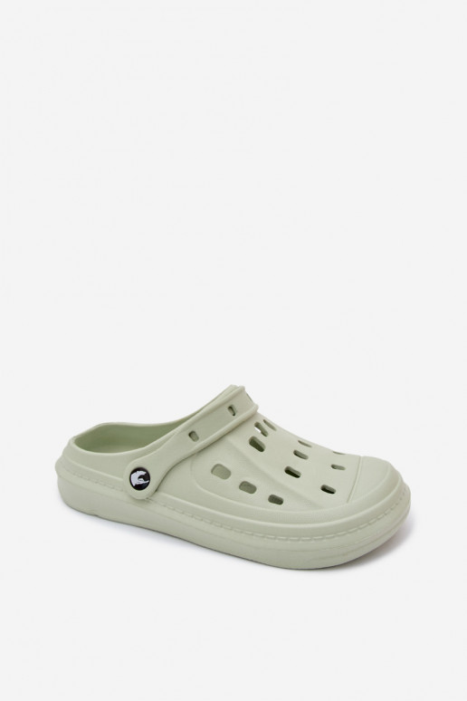 Chanclas ligeras para hombre de color verde pastel Route