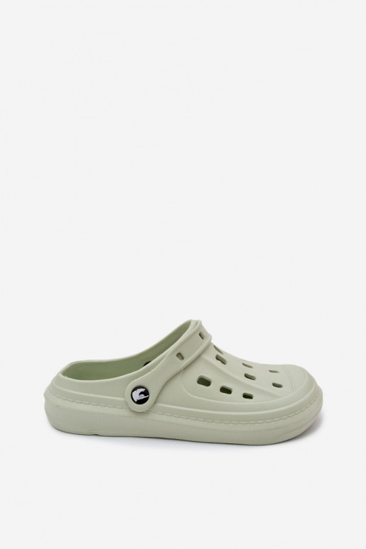 Chanclas ligeras para hombre de color verde pastel Route