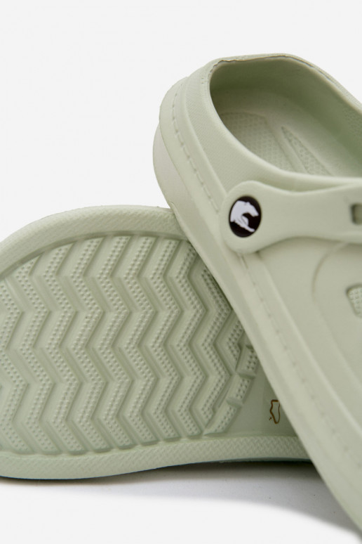 Chanclas ligeras para hombre de color verde pastel Route