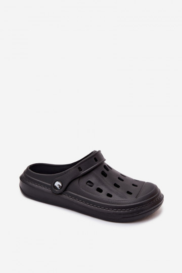 Chanclas ligeras para hombre de color negro Route