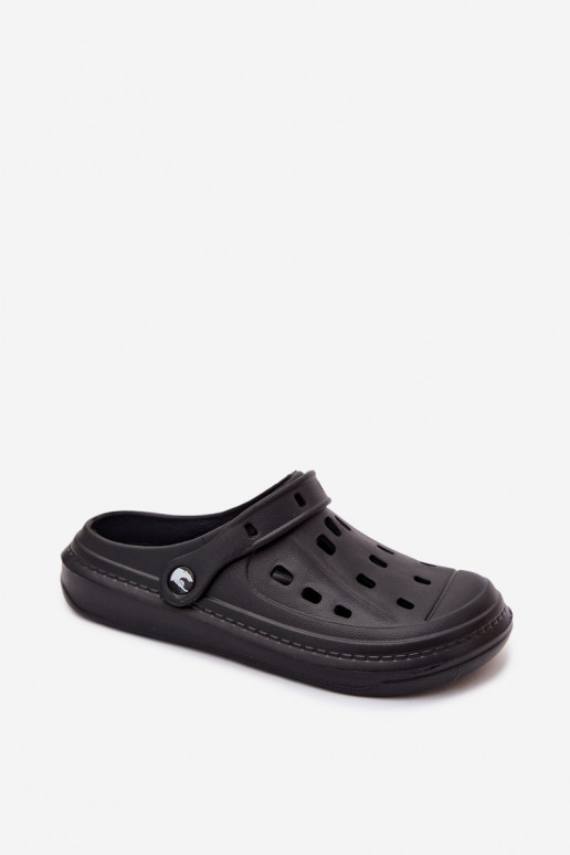 Chanclas ligeras para hombre de color negro Route