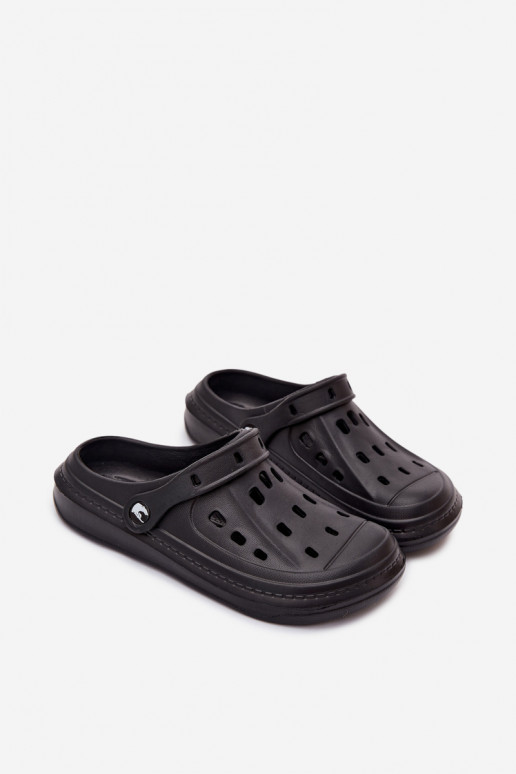 Chanclas ligeras para hombre de color negro Route