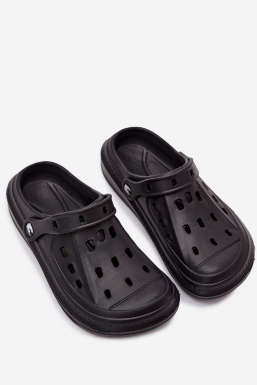 Chanclas ligeras para hombre de color negro Route