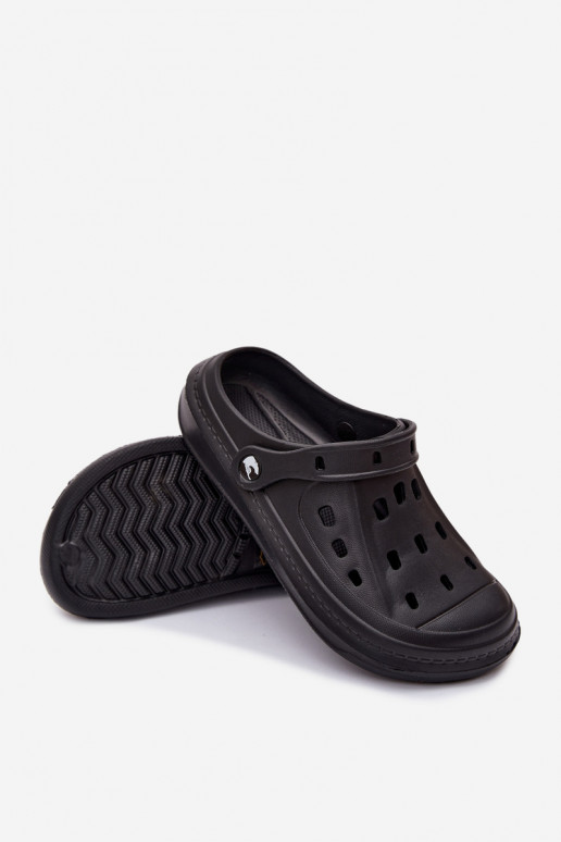 Chanclas ligeras para hombre de color negro Route