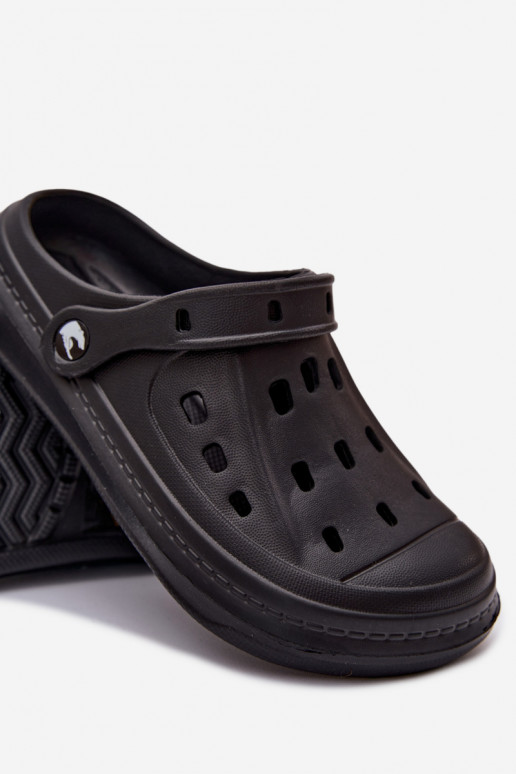 Chanclas ligeras para hombre de color negro Route