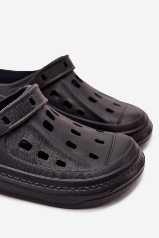 Chanclas ligeras para hombre de color negro Route