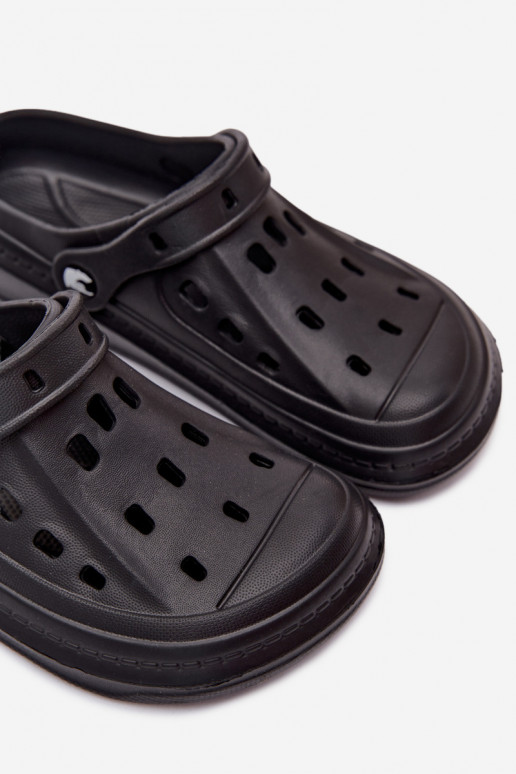 Chanclas ligeras para hombre de color negro Route