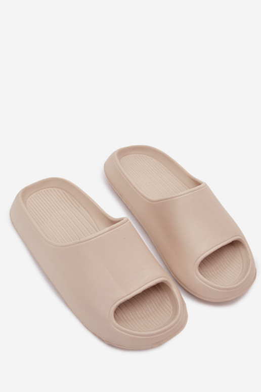 Chanclas ligeras para hombre modelo clásico color arena Melton