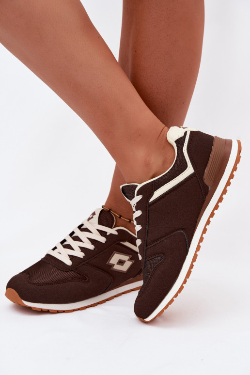 Zapatillas de mujer color chocolate LOTTO 2401850U EPICAN