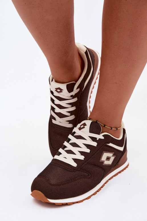 Zapatillas de mujer color chocolate LOTTO 2401850U EPICAN