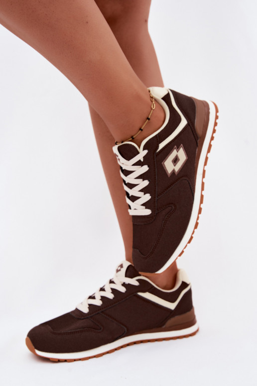 Zapatillas de mujer color chocolate LOTTO 2401850U EPICAN
