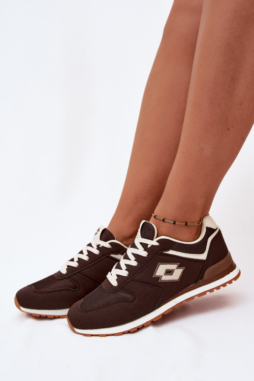 Zapatillas de mujer color chocolate LOTTO 2401850U EPICAN