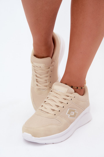 Zapatillas deportivas para mujer color arena LOTTO 2401650U SOBRIO