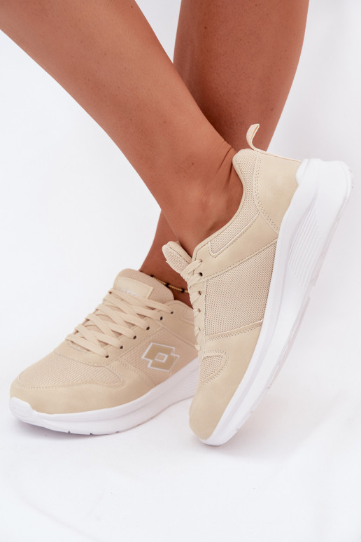 Zapatillas deportivas para mujer color arena LOTTO 2401650U SOBRIO