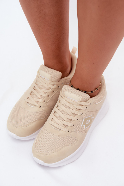 Zapatillas deportivas para mujer color arena LOTTO 2401650U SOBRIO