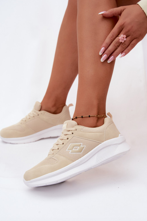 Zapatillas deportivas para mujer color arena LOTTO 2401650U SOBRIO