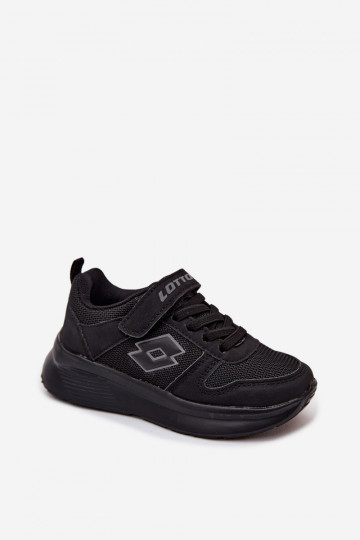Zapatillas infantiles con velcro LOTTO SOBRIO 2601571K negras