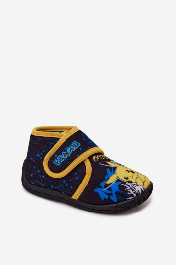 Chanclas para niños con velcro Pikachu amarillas