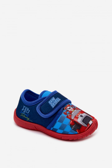 Chanclas infantiles con velcro PAW Patrol azul oscuro