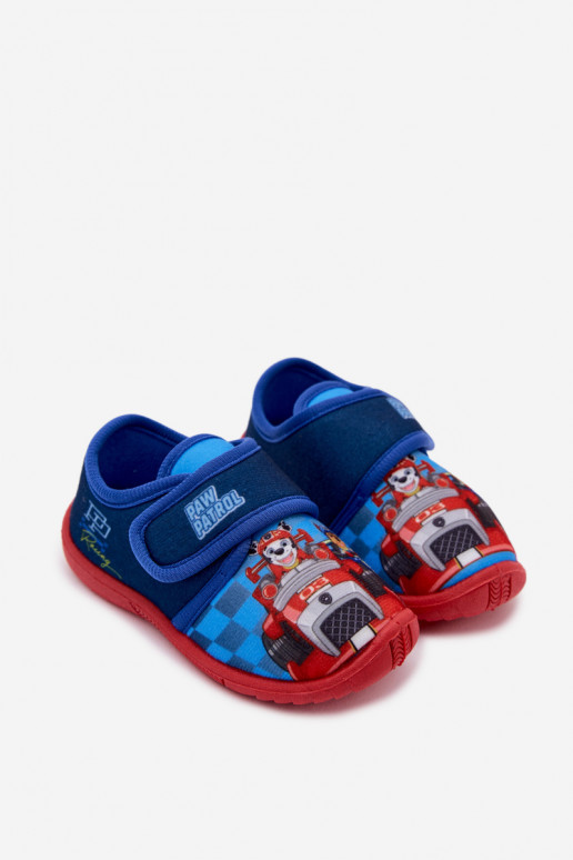 Chanclas infantiles con velcro PAW Patrol azul oscuro