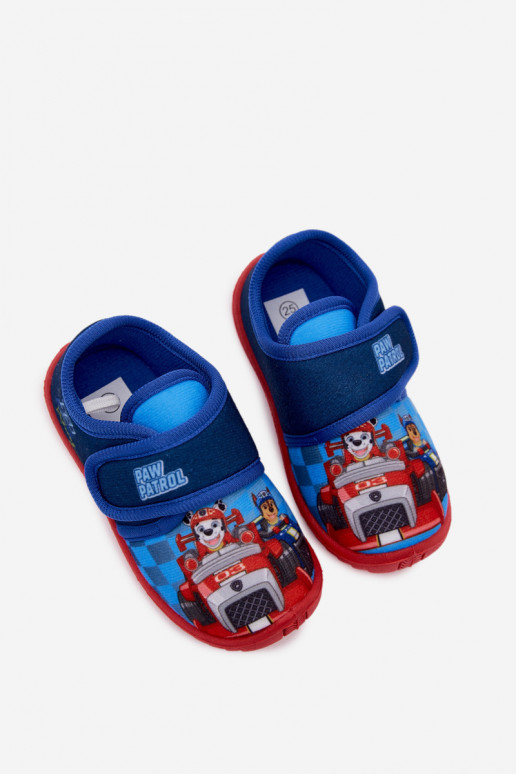 Chanclas infantiles con velcro PAW Patrol azul oscuro