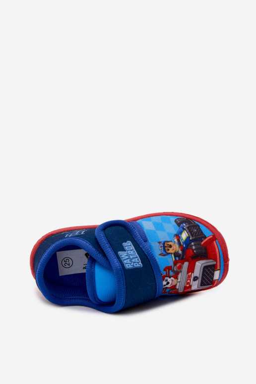 Chanclas infantiles con velcro PAW Patrol azul oscuro