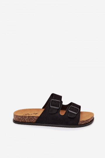 Zapatillas de hombre negras con hebillas Ruby 2