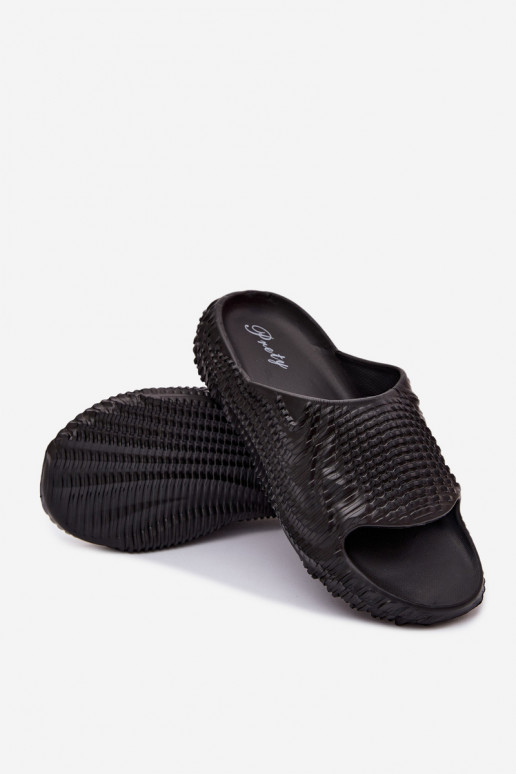 Zapatillas ligeras negras para hombres Hilda