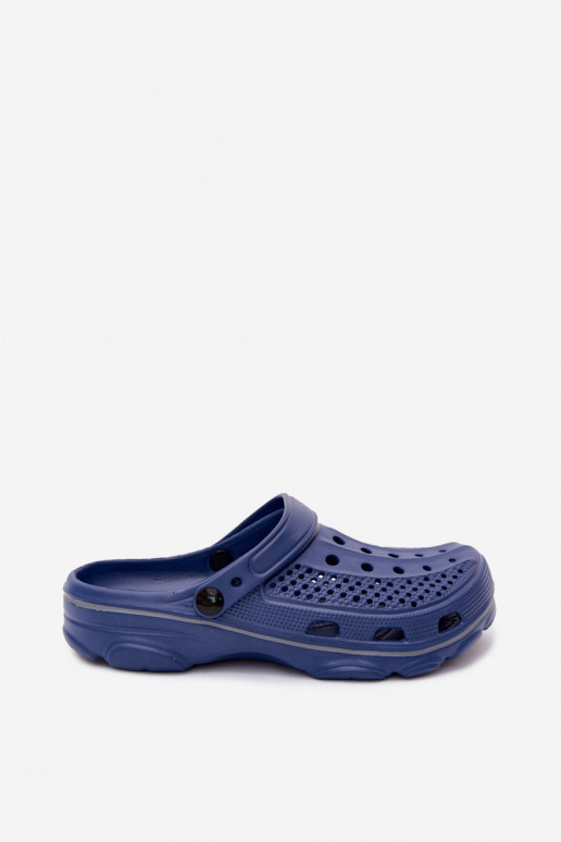 Zuecos ligeros azul oscuro para hombres Landry