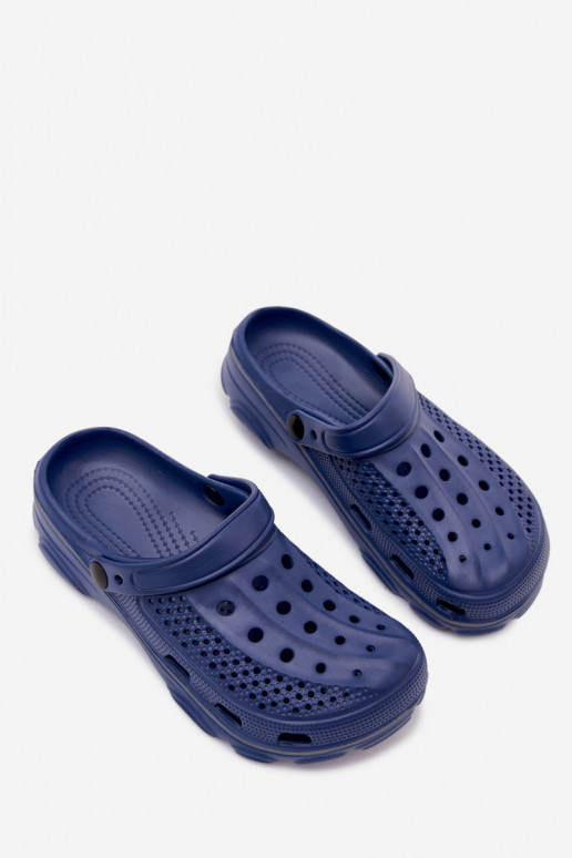 Zuecos ligeros azul oscuro para hombres Landry