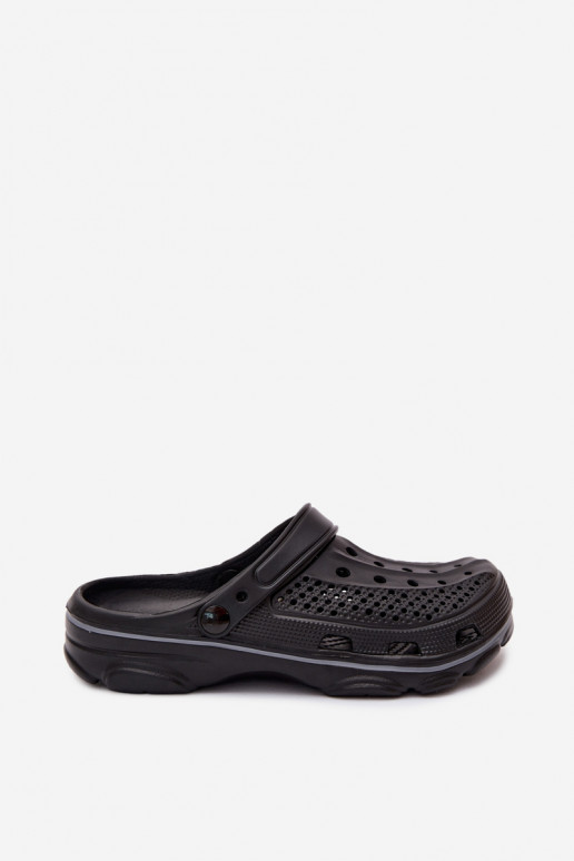 Zuecos ligeros negros para hombres Landry