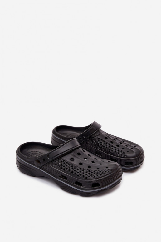 Zuecos ligeros negros para hombres Landry
