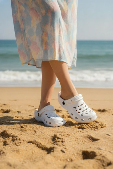 Zuecos ligeros blancos para mujeres Parker