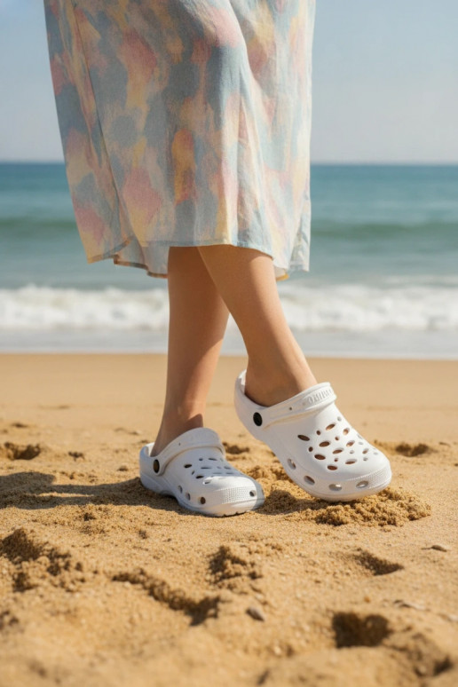 Zuecos ligeros blancos para mujeres Parker