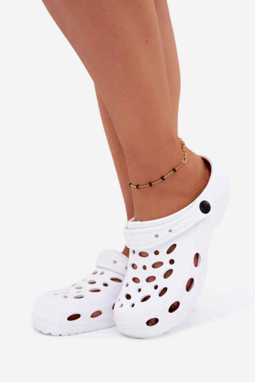 Zuecos ligeros blancos para mujeres Parker