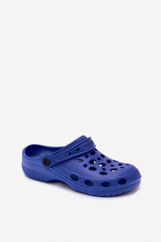 Zuecos ligeros azul oscuro para mujeres Parker