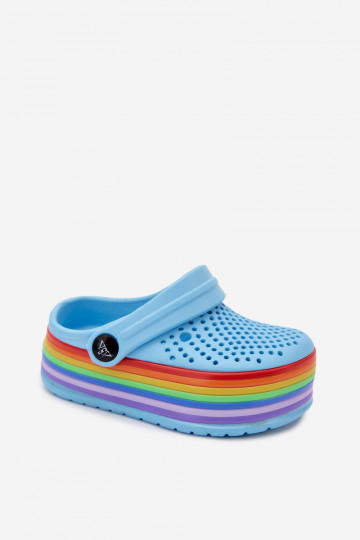 Zuecos ligeros azules para niños con correas Tansy