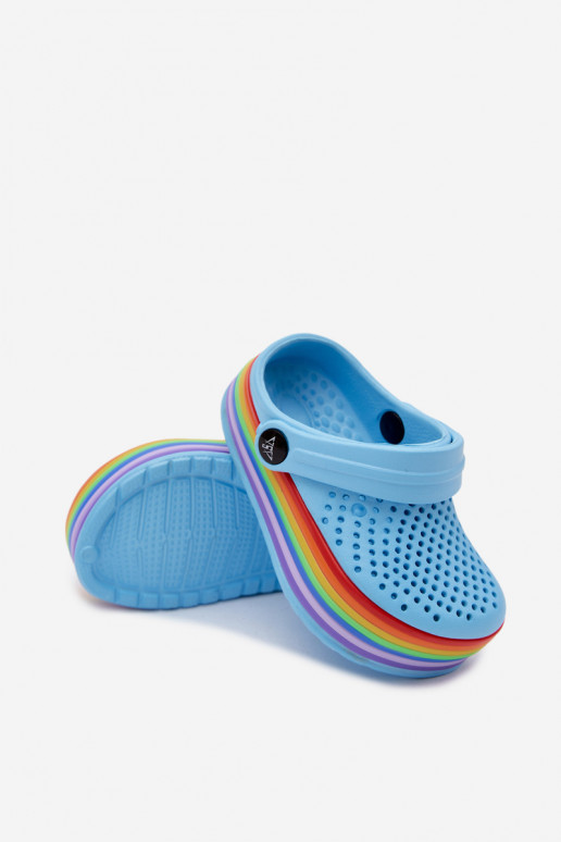 Zuecos ligeros azules para niños con correas Tansy