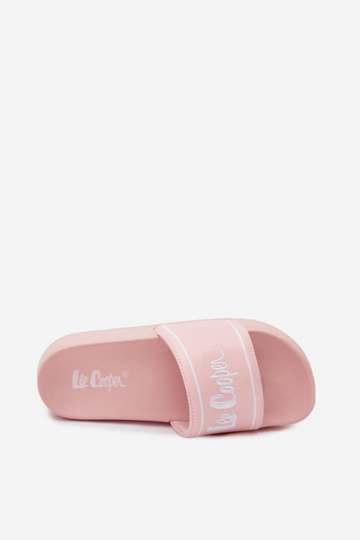 Chanclas rosas para mujer con plataforma Lee Cooper