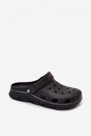 Chanclas ligeras negras para hombre Leoniel