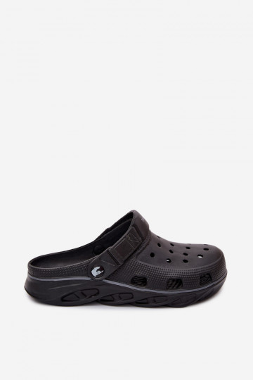 Chanclas ligeras negras para hombre Leoniel 2