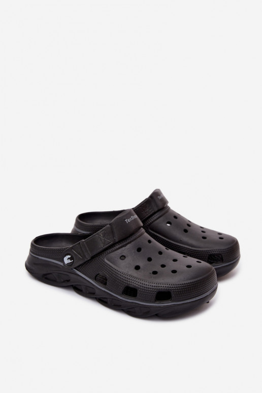 Chanclas ligeras negras para hombre Leoniel