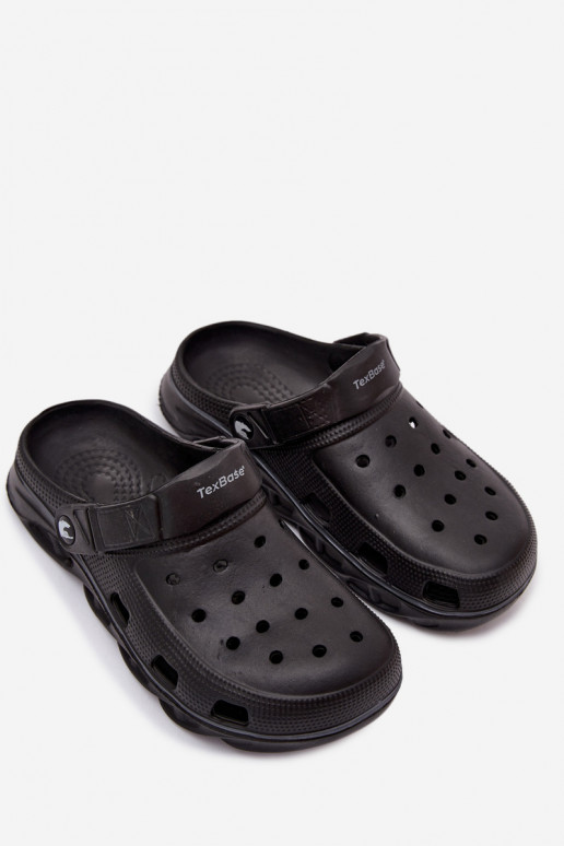Chanclas ligeras negras para hombre Leoniel