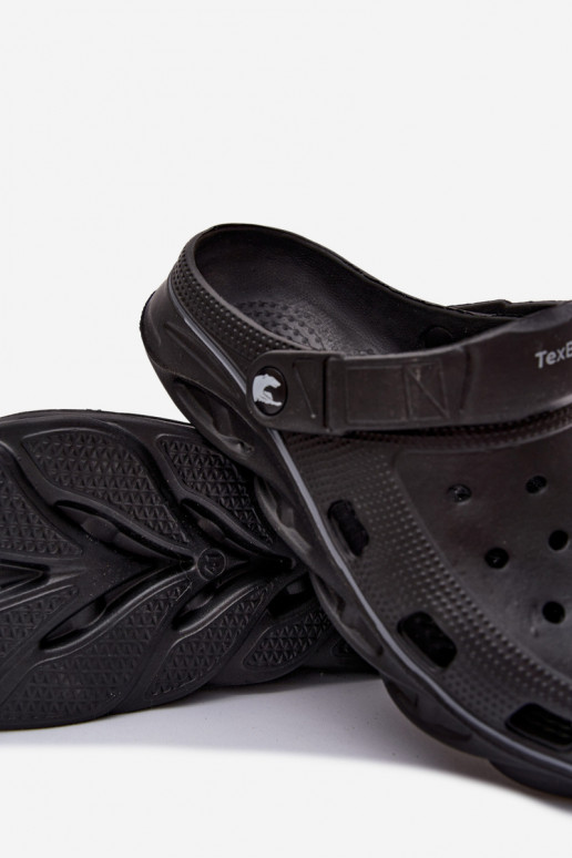 Chanclas ligeras negras para hombre Leoniel
