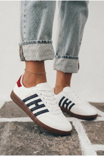 Zapatillas de hombre blancas con correas Chrissy