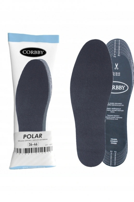 Plantillas calefactables Corbby POLAR con carbón activo.