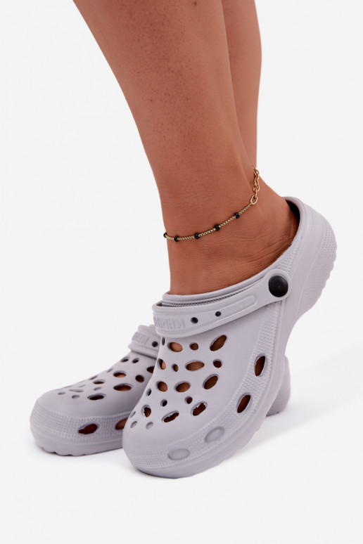 Zuecos ligeros grises para mujeres Parker