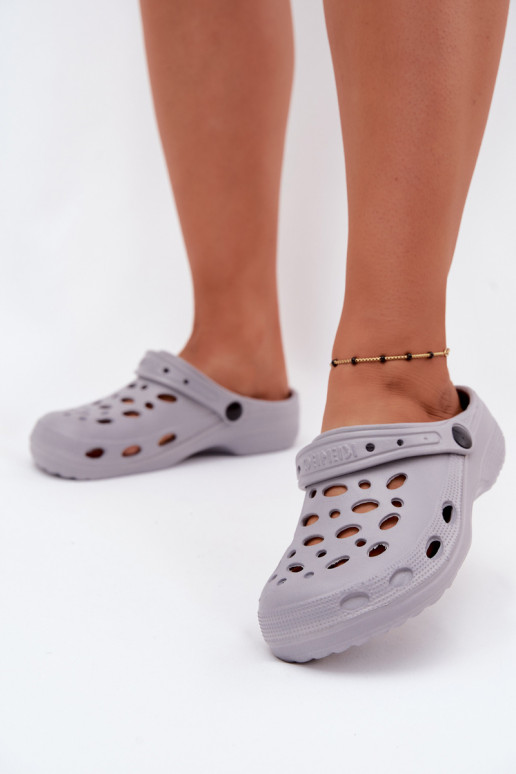 Zuecos ligeros grises para mujeres Parker