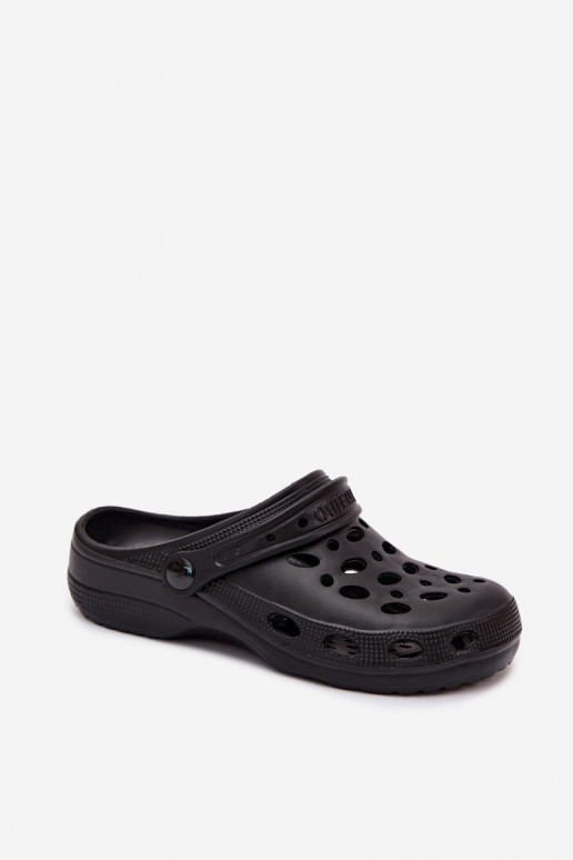 Zuecos ligeros negros para mujeres Parker